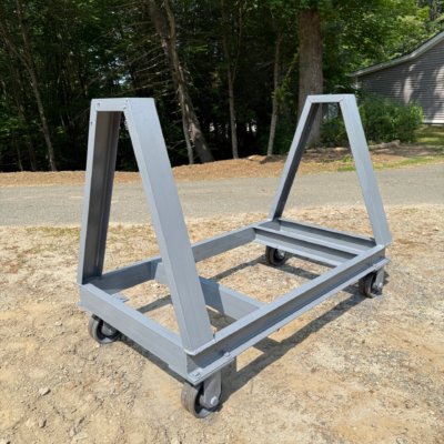 Re-painted before final assembly