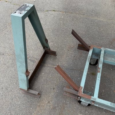 Cutting and grinding of weldment To Revision Specs