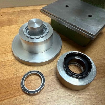 T47 and BSA cups, and 6806 bearing for assembly