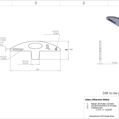 DXM Design Works produced print for manufacturing
