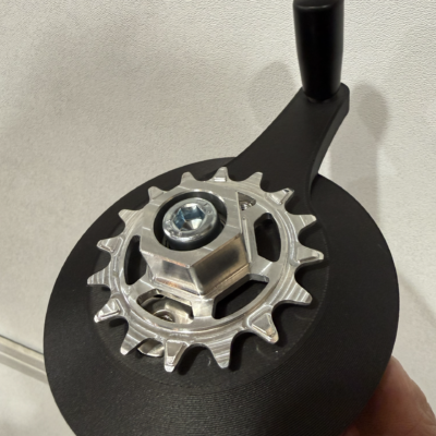Final pre-production prototype with additively manufactured sliding tensioner